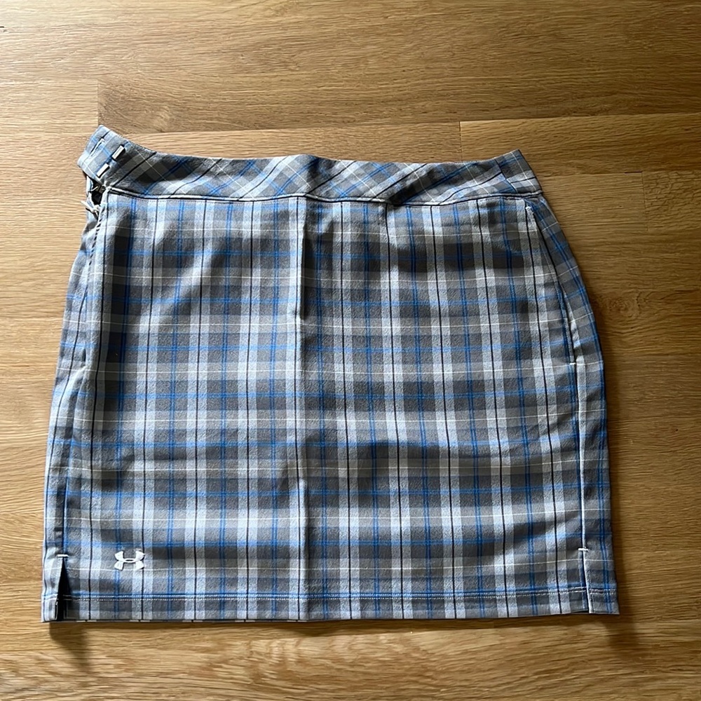 Under Armour Plaid Golf Skort Sz 6